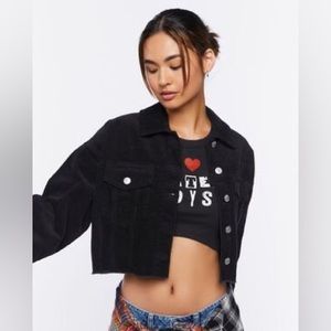 Forever 21 Black Corduroy Jacket